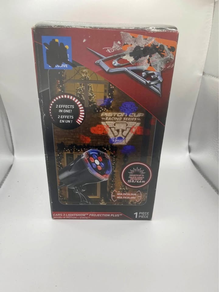 Disney Cars 3 Light Show Projector - NIB - Open Box