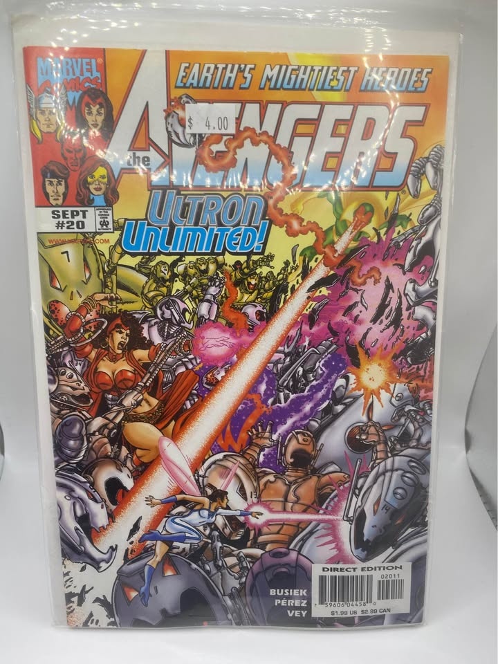 Avengers Comic Book Lot - 4 Comics Bagged & Boarded - photo 2