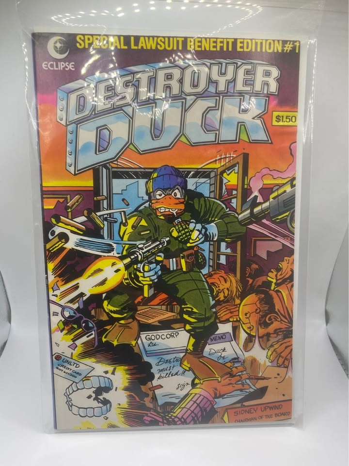 Destroyer Duck Comics #1-3 Lot. Ungraded, Bagged & Boarded - photo 2