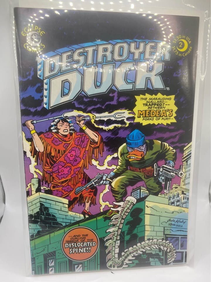 Destroyer Duck Comics #1-3 Lot. Ungraded, Bagged & Boarded - photo 3
