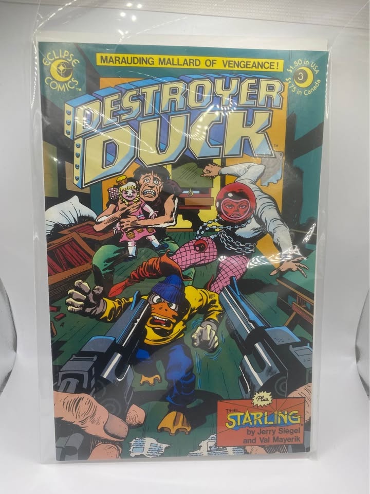 Destroyer Duck Comics #1-3 Lot. Ungraded, Bagged & Boarded - photo 4