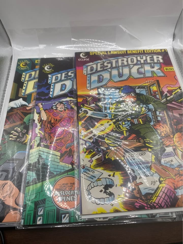 Destroyer Duck Comics #1-3 Lot. Ungraded, Bagged & Boarded - photo 5