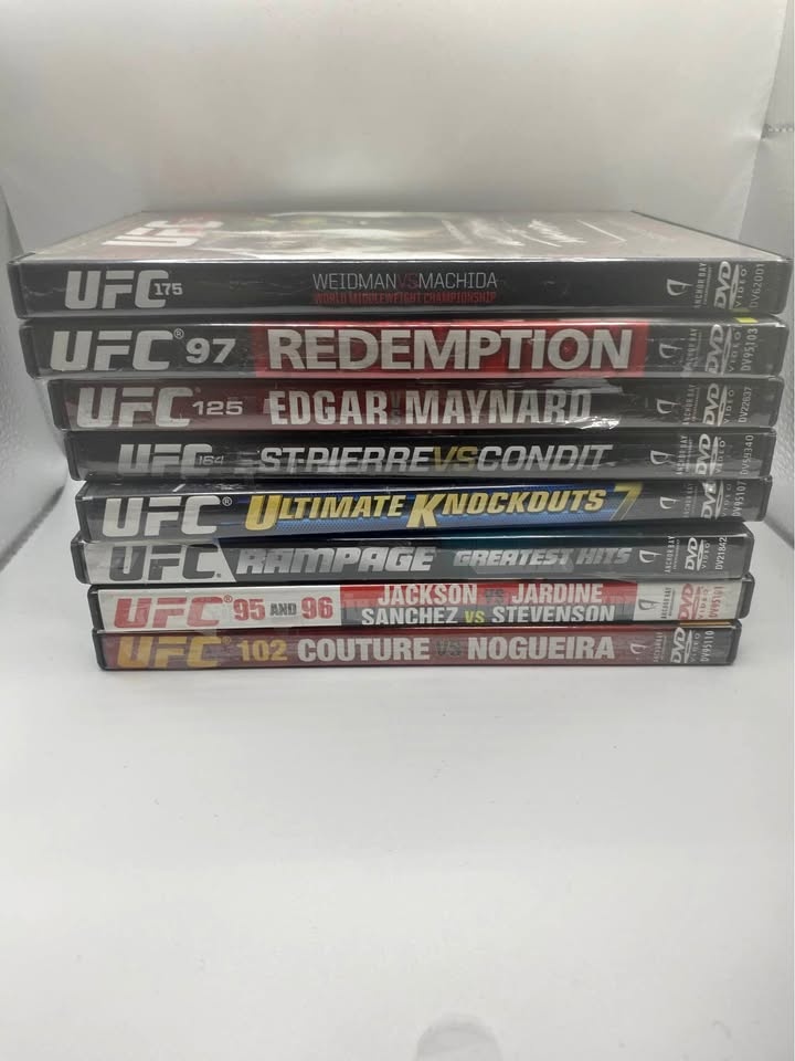 UFC DVDs - Lot of 8 - Used - Great Condition