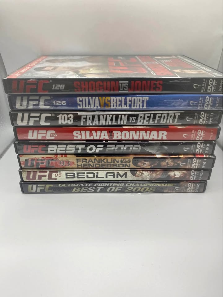 UFC DVD lot of 8 - used - great condition