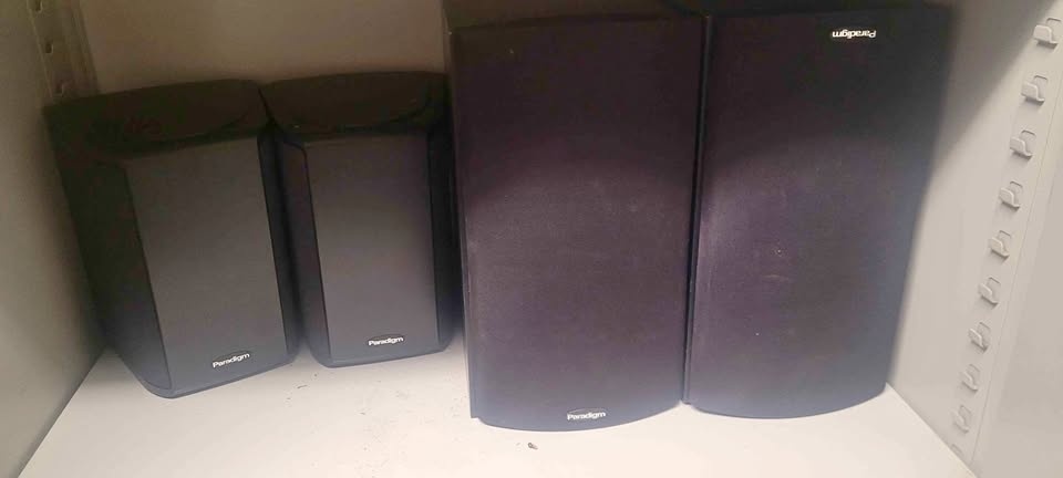 Paradigm Speakers Set w/ Powered Subwoofer for Surround Sound