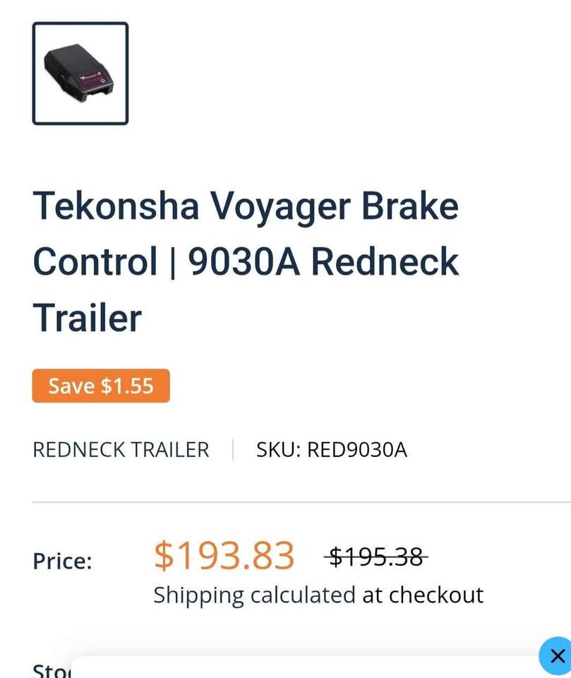 Tekonsha 9030 Voyager Electronic Brake Control - photo 2