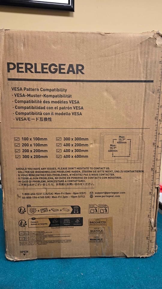 HEAVY DUTY LARGE FLAT SCREEN TV WALL MOUNT - photo 3