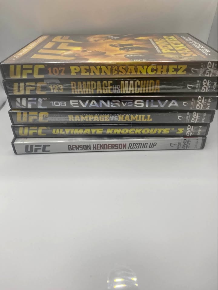 UFC DVD Lot of 6 - used - great condition