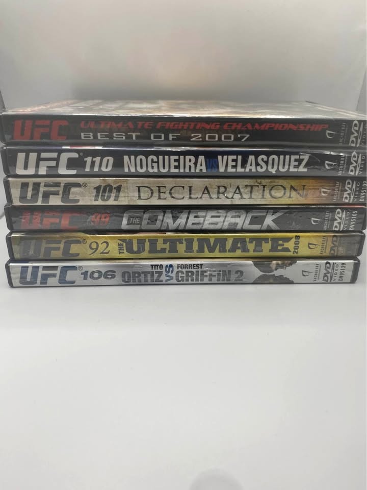 UFC DVDs Lot of 6 - Used - Great Condition