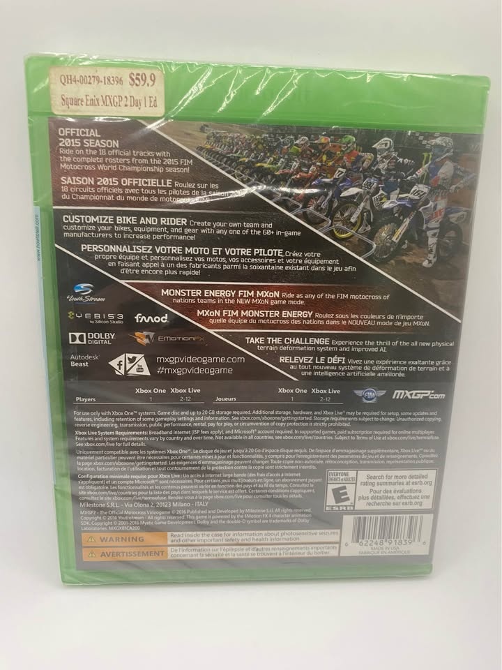 MXGP2 Xbox One - New and Sealed - photo 2
