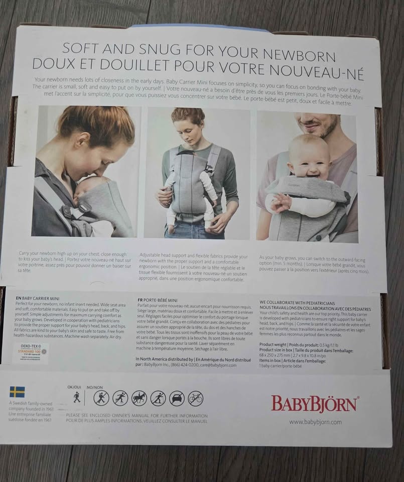 Baby Bjorn Mini Carrier - Black - photo 2
