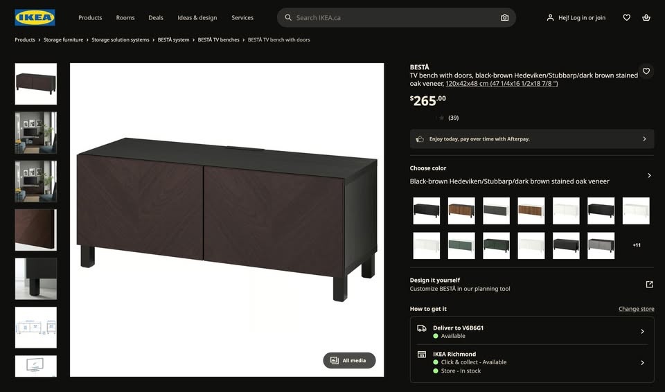 IKEA BESTÅ TV Stand - photo 5
