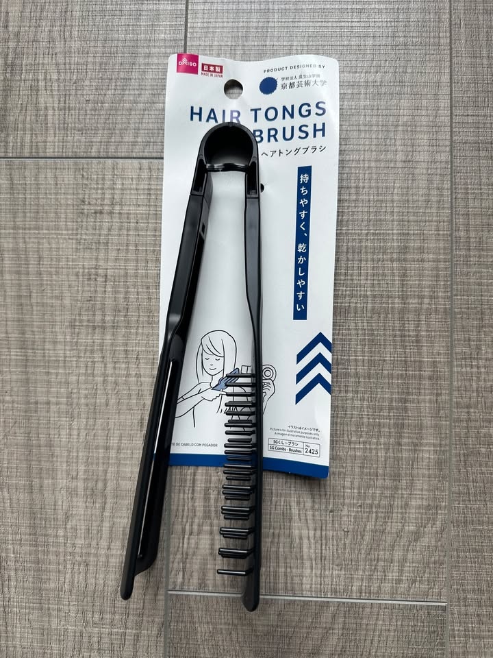 Hair Tongs Brush
