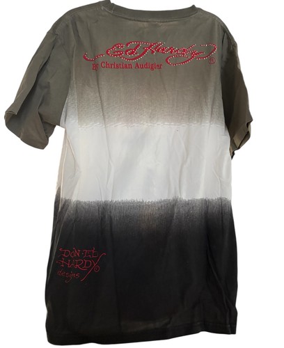 Ed Hardy Vintage Y2K Christian Audigier Rhinestone Tattoo TShirt - photo 5