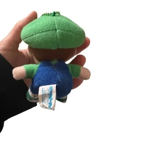 Baby Luigi Vtg Mario Party Japanese Nintendo 2003 Plush 2.5" - photo 4
