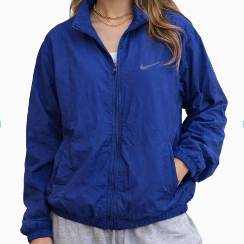 Nike Vintage 90's Windbreaker - Blue, Size Small