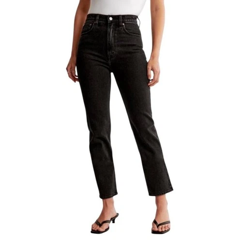 Abercrombie & Fitch Womens 25 Curve Love Ankle Straight Jeans - photo 2