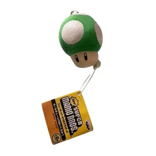 Super Mario Bros 1-up Mushroom Plush 2.5" Banpresto 2006