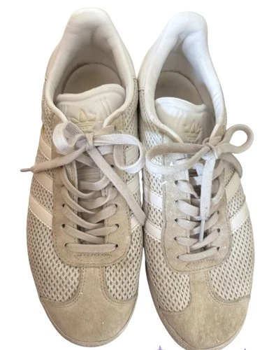Adidas Gazelle Talc Women's Beige Sneakers Size 6.5 - photo 5