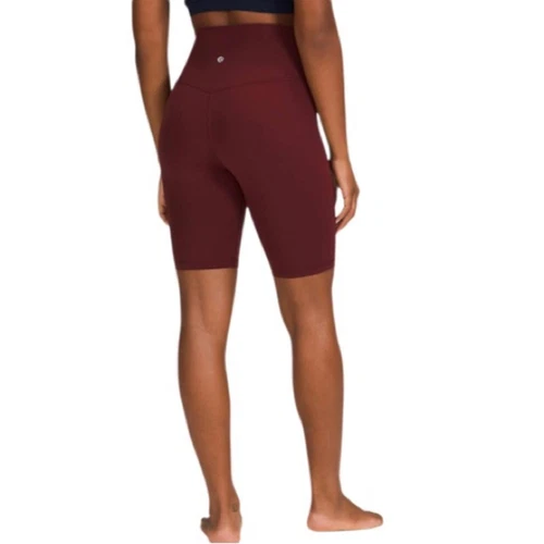 Lululemon Align Short 8" Red Merlot Bicycle Short Size 4 - photo 4