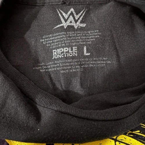 WWE Ripple Junction Dean Ambrose Logo Men's Large Black T-Shirt - photo 4