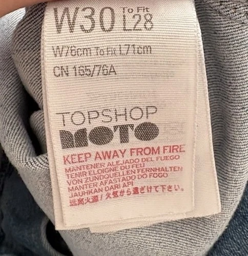 Topshop Womens Petite JONI Skinny Jeans W30 L28 Blue Stretch - photo 2