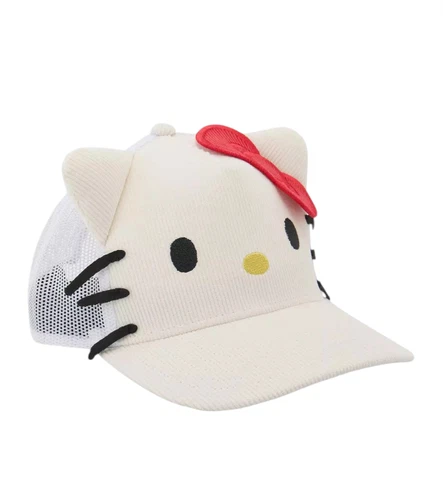 Hello Kitty 3D Ear Corduroy Trucker Hat NEW - photo 2
