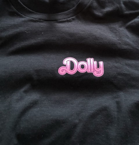 Dolly Parton Black Cotton T-Shirt - Women's Small - photo 4