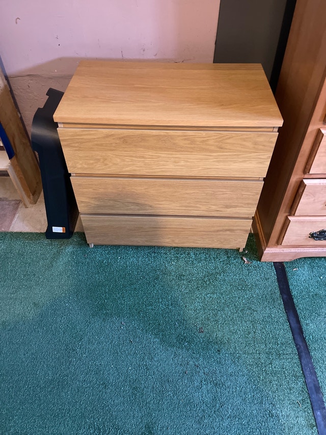 Oak 4-Drawer Dresser