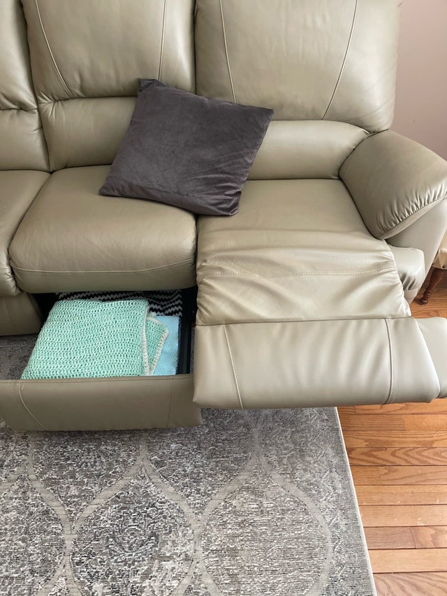 Leather Sectional Sofa 7 Seater Top Grain - photo 2