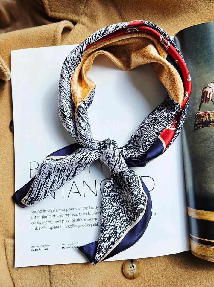 Brand NEW Square Satin Scarf 70x70cm for Spring/Summer - photo 2