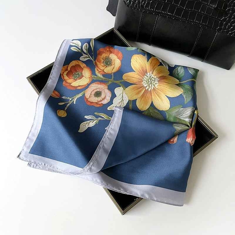 Brand NEW Square Satin Scarf 70x70cm for Spring/Summer - photo 5