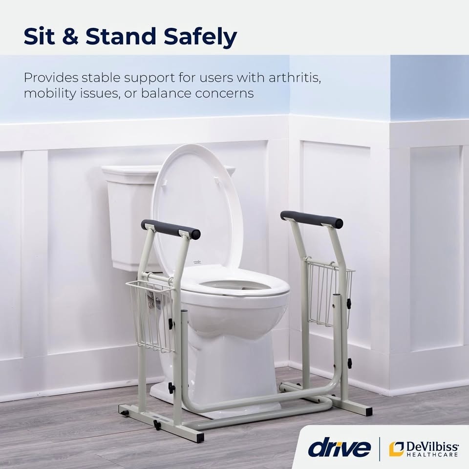 Drive Medical Toilet Grab Bar