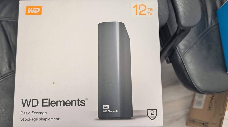 Western Digital 12TB WD Elements Desktop HDD USB 3.0