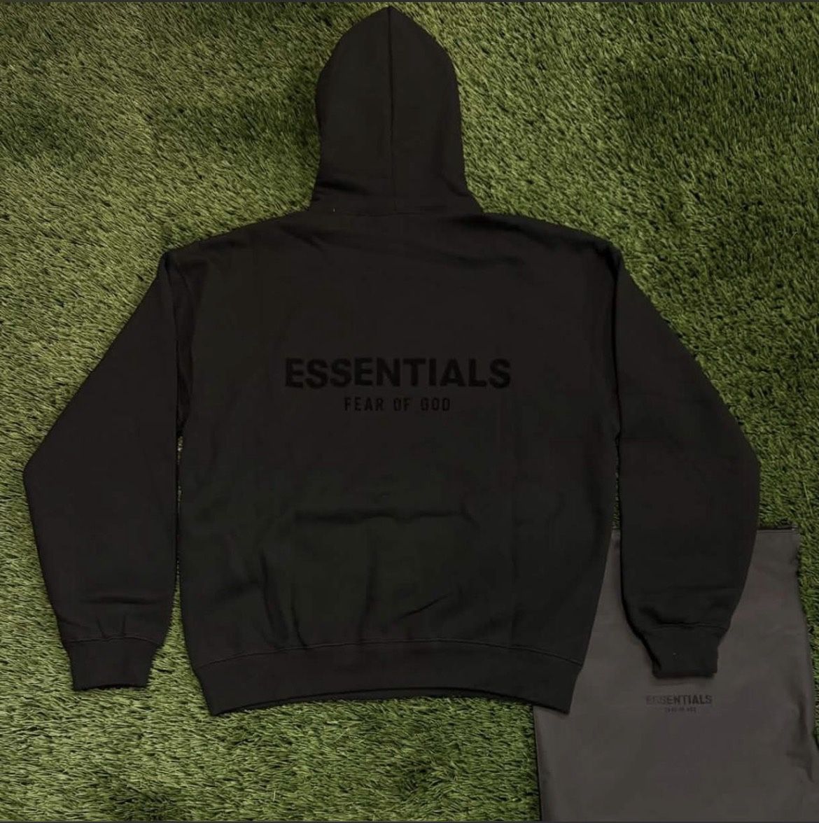 Essentials Fear Of God Black Hoodie - photo 2