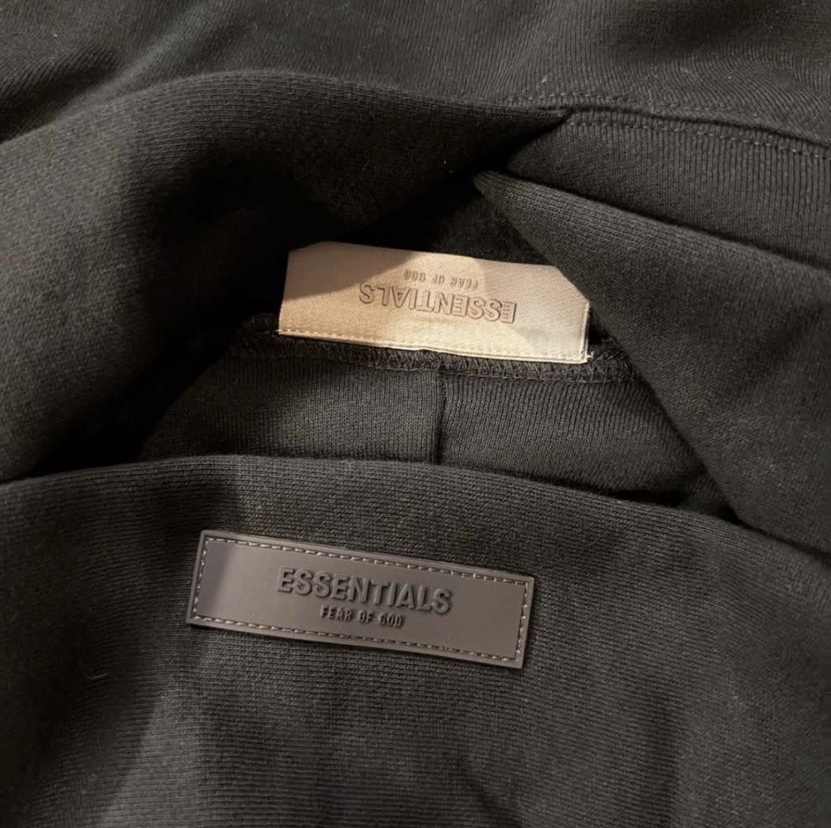 Essentials Fear Of God Black Hoodie - photo 3