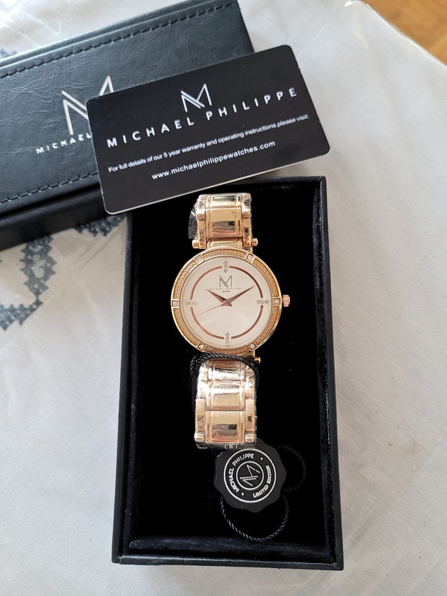 Michael Philippe Women's Diamond Rose Gold Watch - photo 4