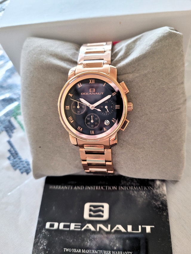 Oceanaut Women's OC0633 Casual Riviera Rose Gold Watch