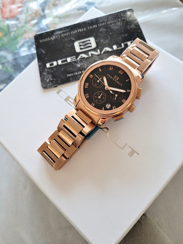 Oceanaut Women's OC0633 Casual Riviera Rose Gold Watch - photo 4