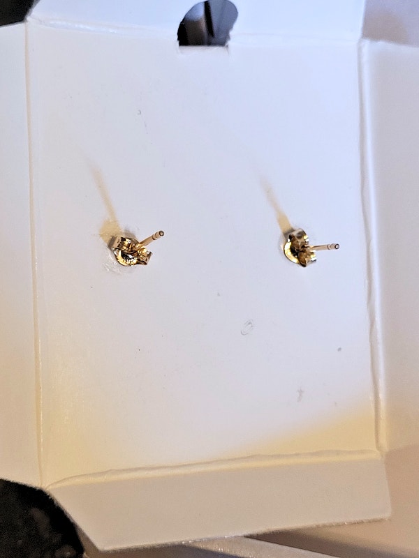 FOREVER 14K Gold Two Tone Ball Stud Earrings - photo 3
