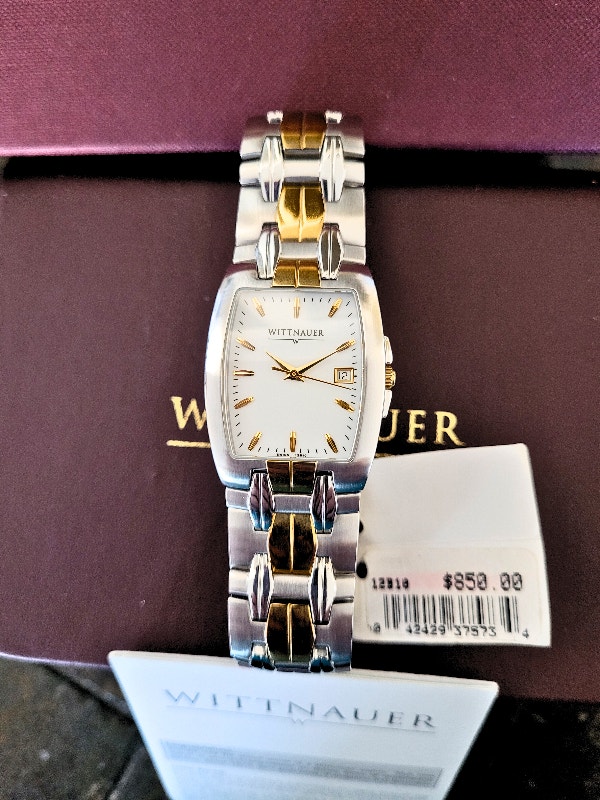 Wittnauer Unisex 12B10 Astor Swiss 2-Tone Dress Watch - photo 5