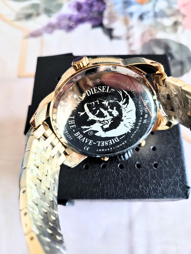 Diesel Men's DZ7412 Little Daddy Gold Oversized Watch - photo 5