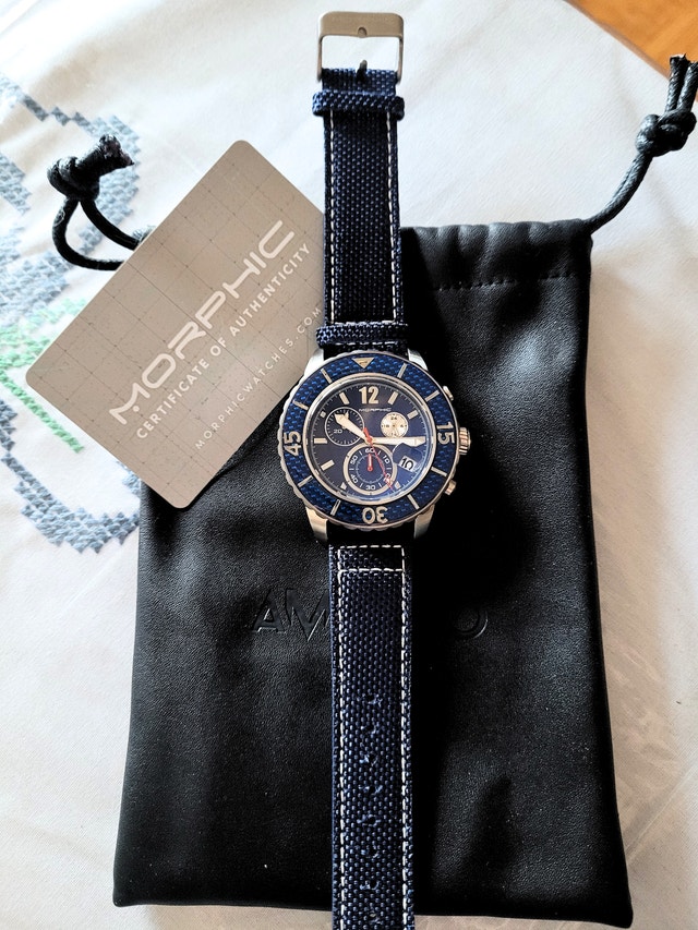 Morphic M51 Series Chronograph Blue Men's Watch - photo 2