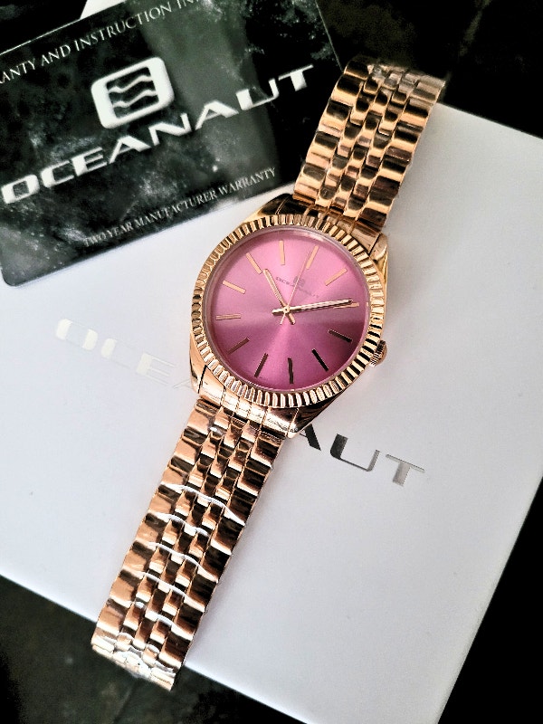 Oceanaut Women's Rose Gold Pink Dial Watch OC7413 - photo 2
