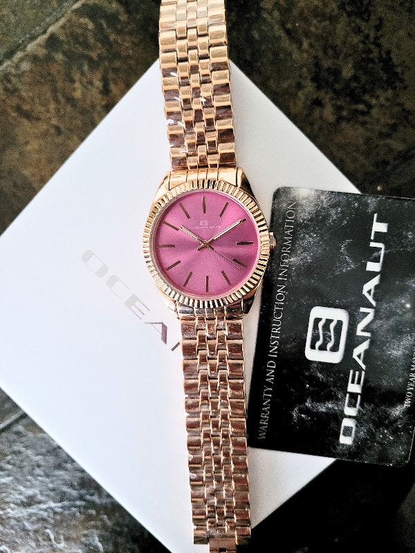 Oceanaut Women's Rose Gold Pink Dial Watch OC7413 - photo 3