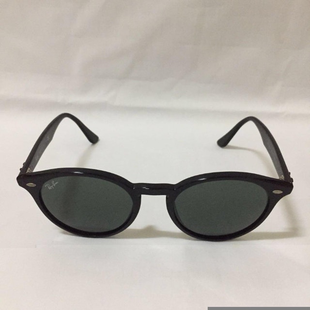 Ray-Ban RB2180F Sunglasses - Black, Green Lens - photo 3