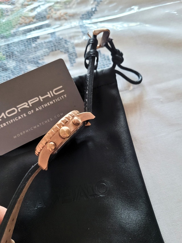 Morphic M51 Series Chronograph Leather Men's Watch - photo 3
