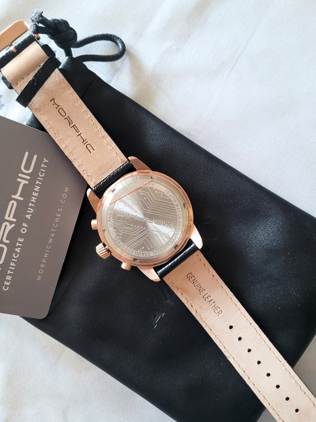 Morphic M51 Series Chronograph Leather Men's Watch - photo 5