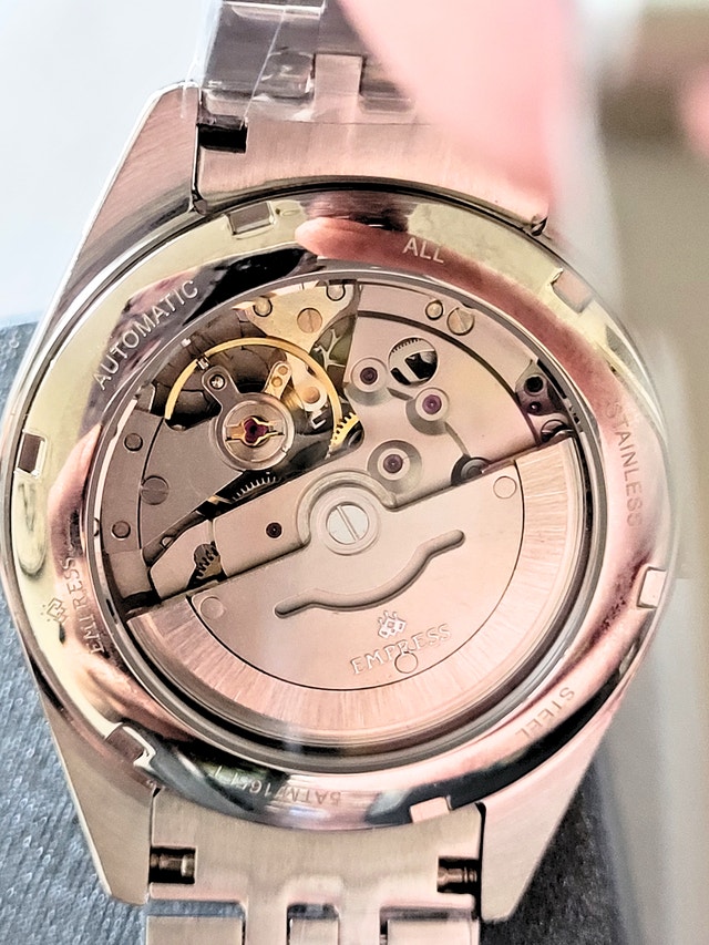 Empress Automatic Constance EM1505 2-Tone Jeweled Women's Watch - photo 5
