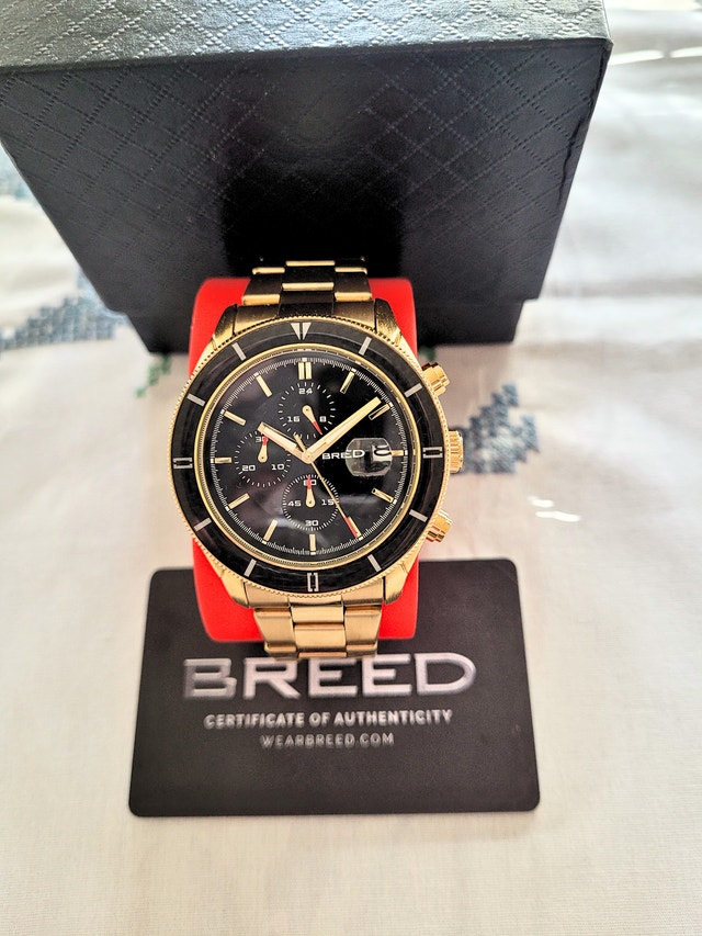 Breed Maverick BRD7502 Gold Chronograph Men's Watch - photo 2